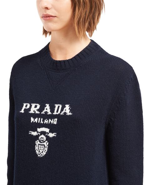 prada cashmere sweater womens|Prada zip up sweater.